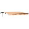vidaXL Manual Awning Frame with LEDs 5 x 3.5 m