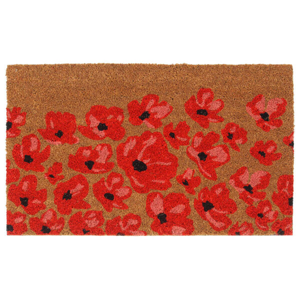 vidaXL Door Mat Natural 45x75 cm Tufted Coir