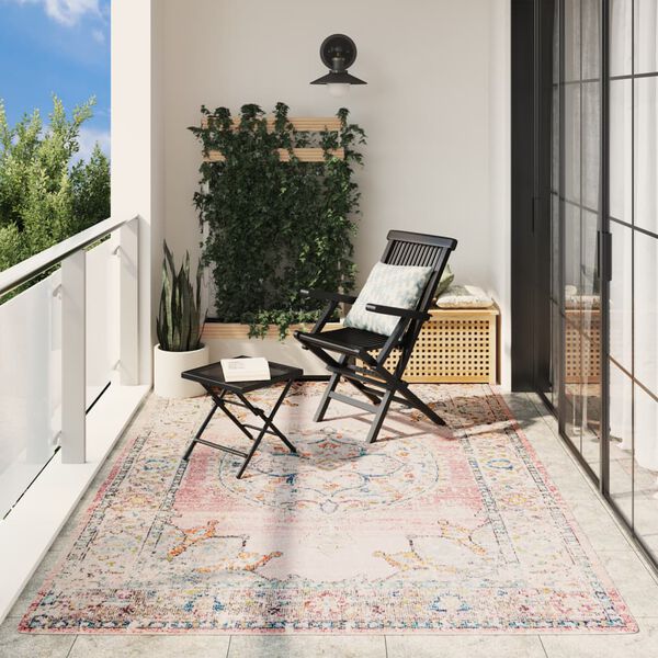 vidaXL Rug ARBIZU Indoor and Outdoor Vintage Design 200x280 cm
