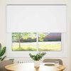 vidaXL Roller Blind Blackout White 165x130 cm Fabric Width 161.6 cm Polyester