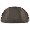 vidaXL Fishing Tent 4-Person Brown Waterproof