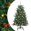 vidaXL Artificial Christmas Tree with 150 LEDs with Stand Green 150 cm