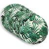 vidaXL Cushion Cover 6 pcs HEERLEN Leaf Pattern &Oslash; 60 cm Polyester