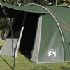 vidaXL Tunnel Tent with Roof Green and White 740 x 370 x 220 cm