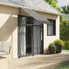 vidaXL Retractable Awning Anthracite 100x150 cm Fabric and Steel
