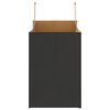 vidaXL Paper Bags 50 pcs with Handles Black 32x17x25 cm