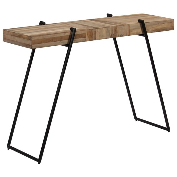 vidaXL Console Table Reclaimed Teak 120x35x81 cm
