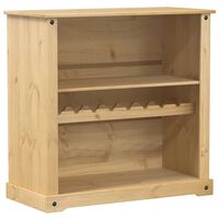 vidaXL Wine Cabinet Corona 107.5x51x105.5 cm Solid Wood Pine