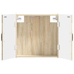 vidaXL Dartboard Cabinet UTRECHT Sonoma Oak 52.5 x 10.5 x 53.5 cm
