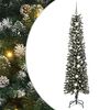 vidaXL Artificial Christmas Tree with 300 LEDs with Stand Green 210 cm