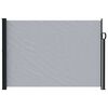 vidaXL Retractable Side Awning Grey 500 x 120 cm Polyester