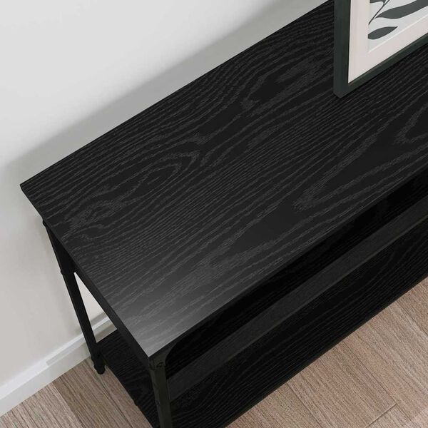 vidaXL Console Table Black oak 100 x 29 x 75 cm Engineered wood