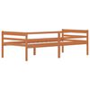 vidaXL Bed Frame without Mattress Honey Brown Solid Pinewood 90x200 cm