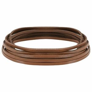 vidaXL Leather Strap Brown 200 x 0.3 cm Leather