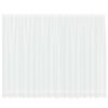 vidaXL Lace Curtain with Curtains Floral White 200 x 500 cm Polyester