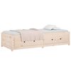 vidaXL Day Bed without Mattress 75x190 cm Small Single Small Single Solid Wood Pine