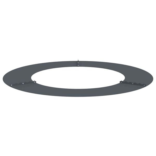 vidaXL suitable for Flat Tree Ring Anthracite &Oslash;50 / 80 cm Steel