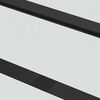 vidaXL Sliding Door with Hardware Set Black 76x205 cm ESG Glass