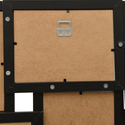 vidaXL Collage Photo Frame for 24x(10x15 cm) Picture Black MDF