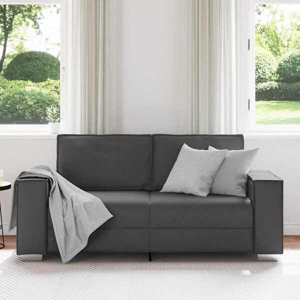 vidaXL Sofa Grey 180 x 78 x 84 cm Fabric