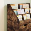vidaXL Kids Bookshelf Smoked Oak 60 x 29.5 x 69 cm Engineered Wood