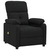 vidaXL Massage Chair Black Fabric