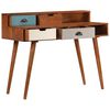 vidaXL Writing Desk 110x50x90 cm Solid Acacia Wood