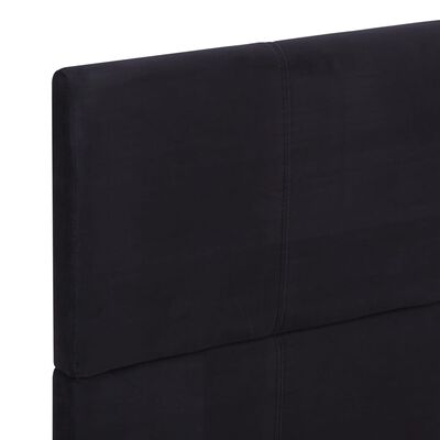 vidaXL Bed Frame Black Fabric 135x190 cm Double