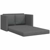 vidaXL Folding Sofa Bed Dark Grey 112 x 60 x 55 cm Fabric