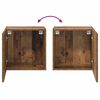 vidaXL TV Wall Cabinet Old Wood 40.5 x 30 x 40 cm Engineered Wood