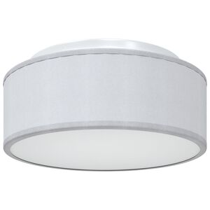 vidaXL Ceiling Lamp Grey 30 x 13.5 cm Fabric
