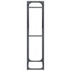 vidaXL Firewood Rack Anthracite 60x25x100 cm Cold-rolled steel