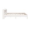 vidaXL Bed Frame without Mattress White 200x200 cm Solid Wood Pine