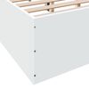 vidaXL Bed Frame without Mattress White 120x190 cm Small Double