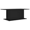 vidaXL Coffee Table | Black | Engineered wood | 102x55.5x40 cm | Durable