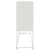 vidaXL Sideboard White 100.5x39x107 cm Steel