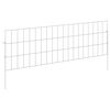 vidaXL Garden Fence with Stakes 48 pcs 95 x 30 cm Galvanised Steel