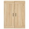 vidaXL Wall Mounted Cabinets 2 pcs Sonoma Oak Engineered Wood