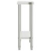 vidaXL Kitchen Work Table 110x30x85 cm Stainless Steel