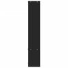 vidaXL Wall Shelf Black 96x12x64 cm Engineered Wood