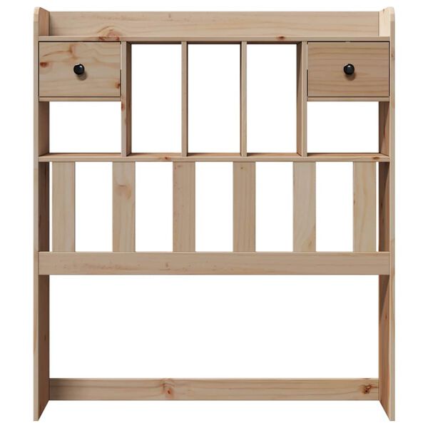 vidaXL Headboard with Storage 75 cm Solid Wood Pine