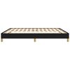 vidaXL Bed Frame without Mattress Black 180x200 cm Super King Super King Fabric