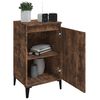vidaXL Bedside Cabinet Smoked Oak 40x35x70 cm Engineered Wood