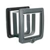 TRIXIE 4-Way Cat Flap Door XXL with Tunnel Grey