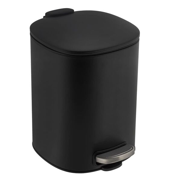 HI Metal Pedal Bin 5 L Black