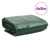 vidaXL Tarpaulin Green 4x8 m 650 g/m&sup2;