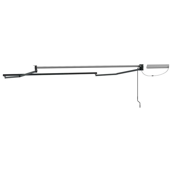 vidaXL Electric Retractable Awning Frame Anthracite 2.5 x 2 m Steel