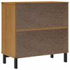 vidaXL Sideboard FLAM 80x40x80 cm Solid Wood Pine