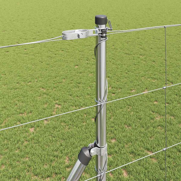 vidaXL Fence Post Galvanized 25 x 1.5 m Steel