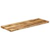 vidaXL Table Top Live Edge 110x40x2.5 cm Solid Wood Rough Mango